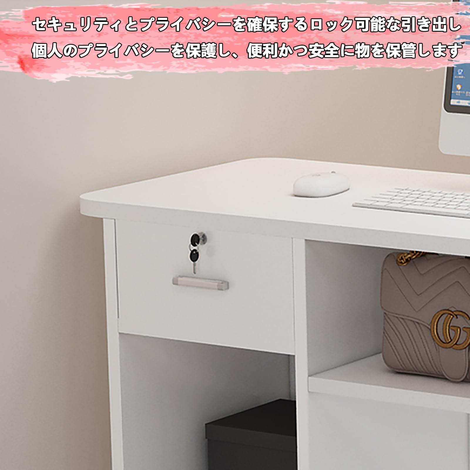コンパクトなレジカウンター Amazon.co.jp: REBOTZ レジカウンター レジ 受付 カウンター